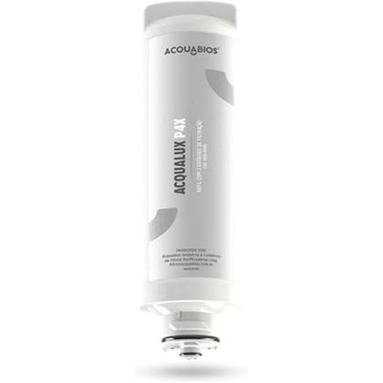 Imagem de Refil Filtro Acquabios P4X  Compatível Electrolux Acqua Pure 4X PE12A, PE12B, PE12G, PE12V, Filtragem em 3 Etapas