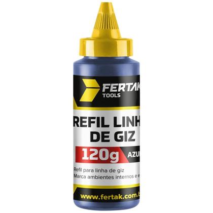 Imagem de Refil Linha Giz 120G Azul Gesseiro Marcação Nível