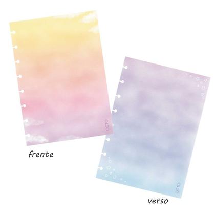 Imagem de Refil Pequeno Meu Dia Fls Sem Pauta - Caderno de Disco - 120g - OCTO