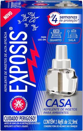 Imagem de Refil Repelente Elétrico Líquido Exposis Casa 32,9ml