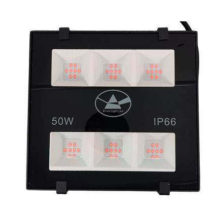 Imagem de Refletor Led Holofote 50w Luz Vermelho Ip66 Profissional