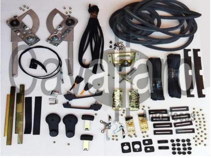 Imagem de Reforma Cabine Mb 1113  Kit Com 58 Peças + 72 Parafusos