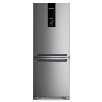 Imagem de Refrigerador Brastemp Inverse Frost Free A+++ 447 Litros Inox com Smart Flow e Fresh Box - BRE57FK
