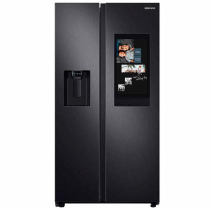 Imagem de Refrigerador Side by Side Family Samsung de 02 Portas Frost Free, 585 Litros, Painel Eletrônico, Inox e Preto - RS58T5561B1