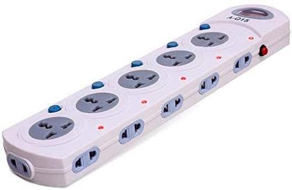 Imagem de Régua Filtro de Linha 16 tomadas extensão 3 metros 110/220v Estabilizador