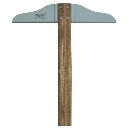 Imagem de Regua T Madeira Trident com Borda de Acrílico e Cabeçote Fixo 50cm - 5305