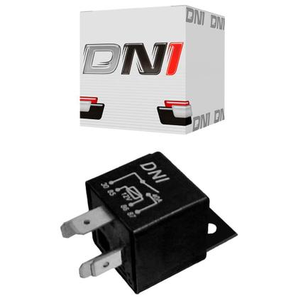 Imagem de Relé Auxiliar Universal 12V 4 Terminais com Suporte 40A DNI 0102