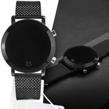 Imagem de Relogio Digital Led Feminino Preto Pulseira Ajustavel - Orizom