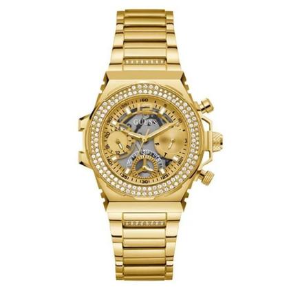 Imagem de Relógio Feminino Guess Fusion Cronógrafo Dourado GW0552L2
