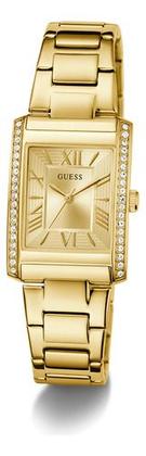 Imagem de Relógio Guess Feminino Dourado Retangular Numeros Romanos
