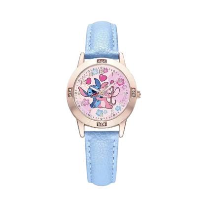 Imagem de Relógio Infantil Kawaii Stitch Disney Lilo & Stitch Esportivo De Silicone Brinquedo Infantil