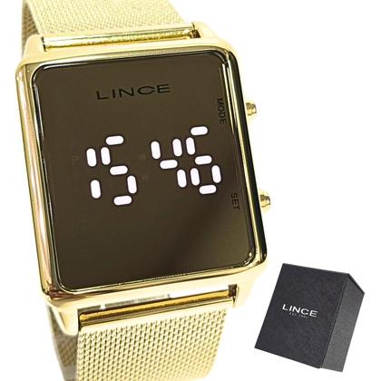 Imagem de Relógio Lince Feminino Digital Led Espelhado MDG4619L BXKX
