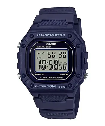 Imagem de Relógio Masculino Casio Digital Esportivo Azul W-218H-2AVDF