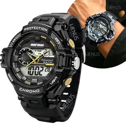 Imagem de Relógio Mormaii Masculino De Pulso Analógico Digital Prova DÁgua 100 Metros Original