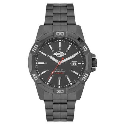 Imagem de Relógio Mormaii Masculino Steel Basic Grafite - MO2317AH/1C