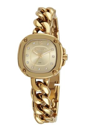 Imagem de Relogio Seculus feminino dourado quadrado pulseira elos 7111LPSVDB1