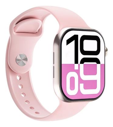Imagem de Relógio Smartwatch W10 Pro Rosa  + Pulseira Extra Amoled Chatgpt A Prova D'gua Masculino e Feminino Envio Imediato Nota 