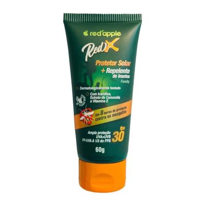 Imagem de Repelente de Insetos Red Apple  Redx Family Com Protetor FPS30 60g