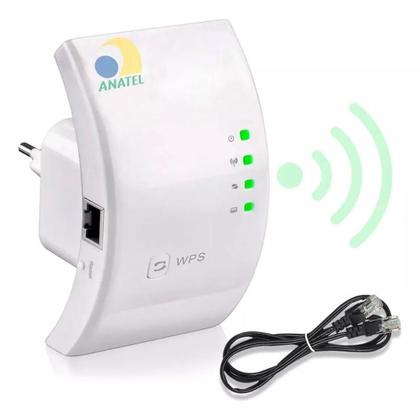 Imagem de Repetidor De Sinal Wi-fi Amplificador Roteador Expansor De Rede Internet Wireless Wifi