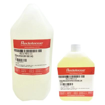 Imagem de Resina Epoxi 2001 Com 7,5 Kg + Um Pigmento Perolado Azul Escuro 15gr