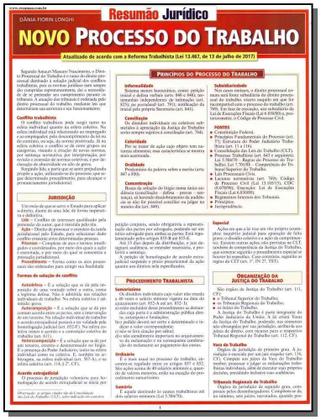 Imagem de Resumão - Novo Processo do Trabalho Sortido