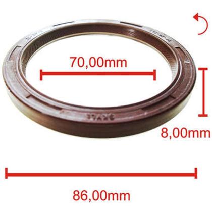 Imagem de Retentor traseiro do virabrequim Renault Clio 2000 a 2016