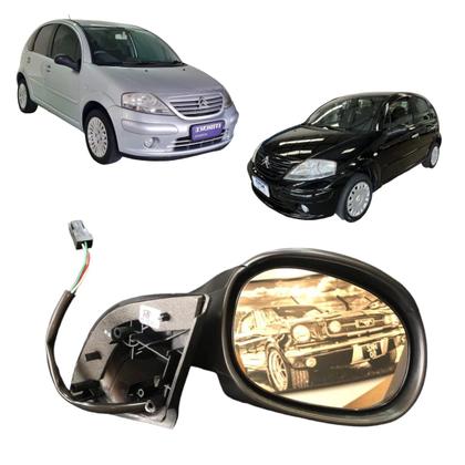 Imagem de Retrovisor Citroen C3 2003 2004 2005 2006 2007 2008 Elétrico