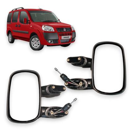 Imagem de  Retrovisor Doblo 2001 2002 2003 2004 A 2021 Com Controle