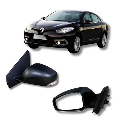 Imagem de Retrovisor elétrico fluence 2010 2011 2012 2013 2014 2015 2016 2017 2018 com pisca sem sensor