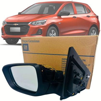 Imagem de Retrovisor Externo Esquerdo Motorista Chevrolet GM Onix Plus 2020 2021 2022 2023 Elétrico com Sensor Ponto Cego