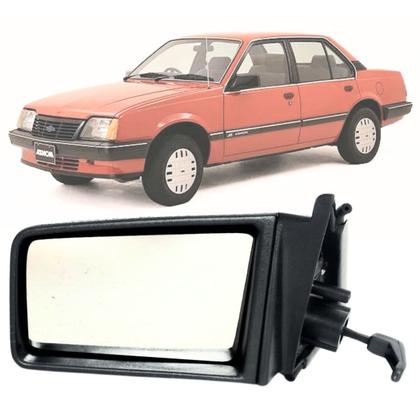 Imagem de Retrovisor Lateral Esquerdo Motorista Chevrolet Monza 85 86 87 88 89 90 com Controle Interno Manual