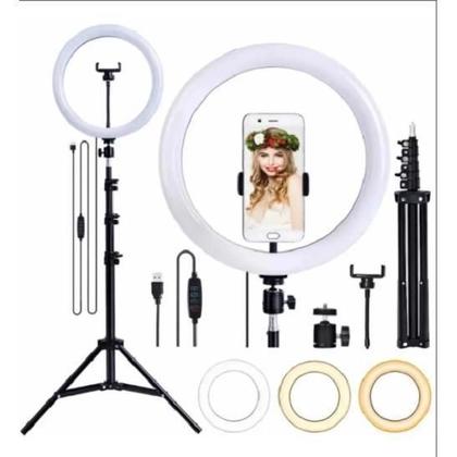 Imagem de Ring Light 10 Polegadas 26Cm Com Tripé