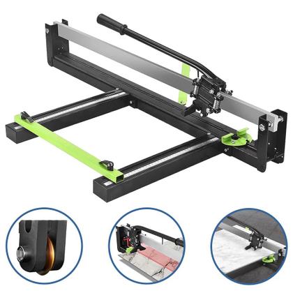 Imagem de Riscadeira Cortador Piso Guia Laser Rolamentada Profissional 100cm + Nfe