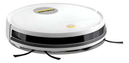 Imagem de Robô Aspirador de Pó Kärcher RCV 1 Controle Remoto 3 Modos de Limpeza Sensor Anti-queda e de Colisão 