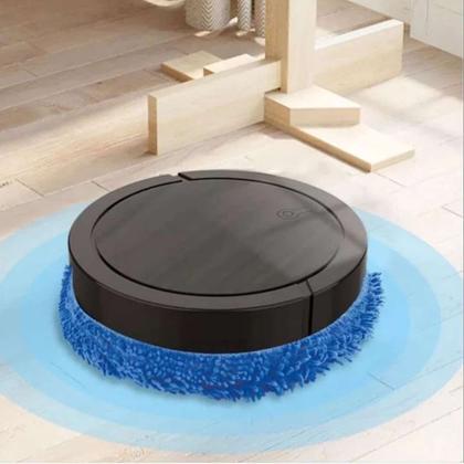 Imagem de Robot Mop Automático Pano Preto Branco Barato