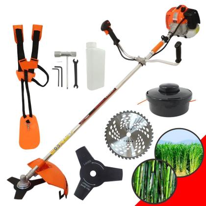 Imagem de Roçadeira Profissional Lateral Vulcan VR620H 2 Tempos 62cc 3HP À Gasolina Com Arranque Easy Start