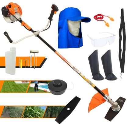 Imagem de Roçadeira Profissional Vulcan VR430S 43CC 1,7CV Com Motor 2 Tempos Robusta Ideal Para Jardinagem