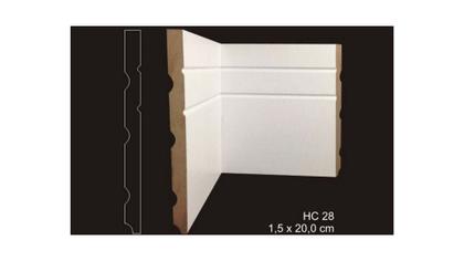 Imagem de RODAPÉ CAVIMAD C/ PASSA FIO 15 x 200 - HC28 12 BARRAS