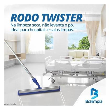 Imagem de Rodo twister 45cm com cabo 1,40 mts bralimpia rt451