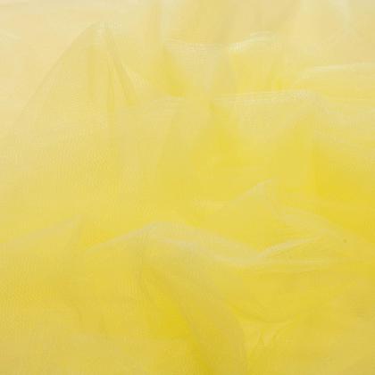 Imagem de Rolo Tule Tecido 50 Metros X1,20M Amarelo Bebê