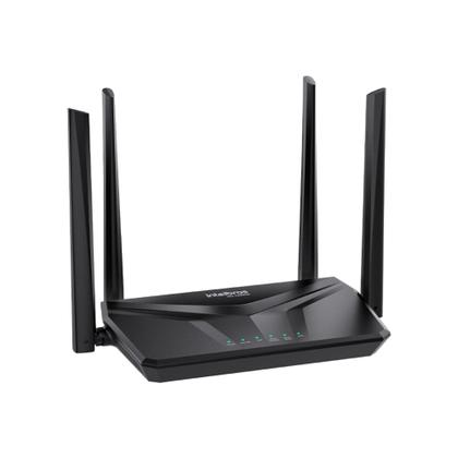 Imagem de Roteador intelbras dual band w5 1200 gs cor preto 4 antenas