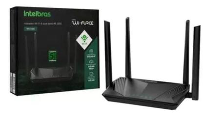 Imagem de Roteador Wifi 6 Dual Band Mesh Gigabit Intelbras W61500 Pto Cor Preto