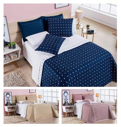 Imagem de Roupa Cama Infantil Bordado Colcha Solteiro Masculina E