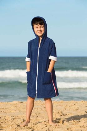 Imagem de Roupão Infantil Atoalhado com Zíper e Capuz - Ref 920