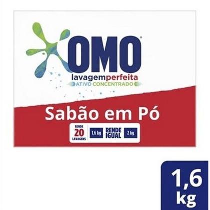 Imagem de Sabão em Pó Omo Lavagem Perfeita 1,6kg 9 Unidades