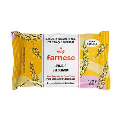 Imagem de Sabonete em Barra Farnese Esfoliante Aveia 180g