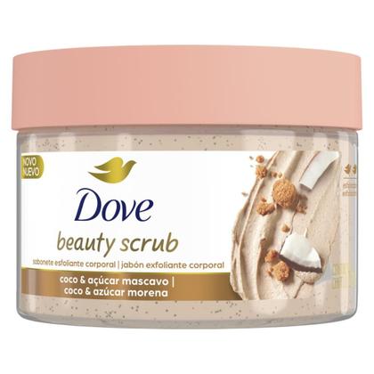 Imagem de Sabonete Esfoliante Coco & Açúcar Mascavo Dove Beauty Scrub Pote 280g