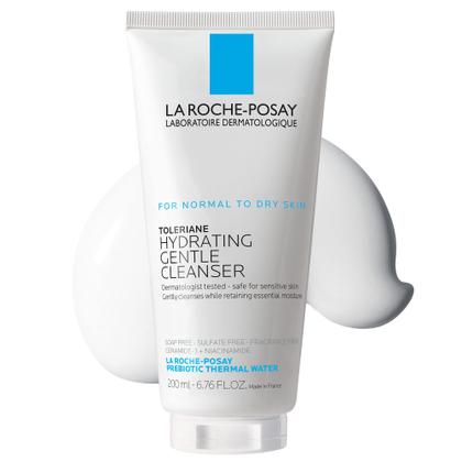 Imagem de Sabonete Facial  La Roche-Posay Toleriane com  Ceramida e Niacinamida para Pele Sensível, Normal a Seca 220ml