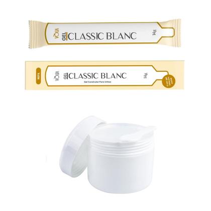 Imagem de Sachê Gel Construtor Classic Blanc Vlia + Pote Reutilizável