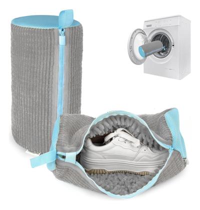 Imagem de Saco De Lavagem Tenis Sapatos Para Máquina De Lavar COR:CINZA